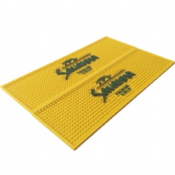 Hight Quality Factory Price custom Bar Accessories Soft PVC Rubber Custom Sublimation Table Bar Mat