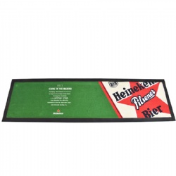 Custom Soft Nitrile Bar Mat /rubber beer drinking barmats /printing or Sublimation custom logo bar rail mats